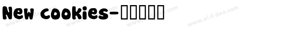 New cookies字体转换